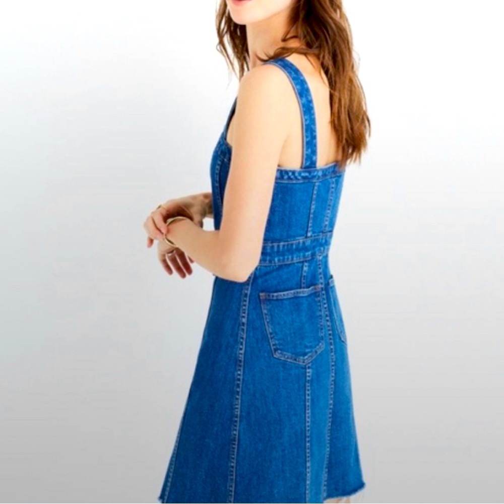 Madewell Button Up Denim Dress